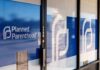 Planned Parenthood office entrance with logo and signs