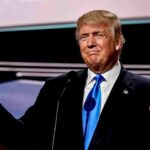 Trump giving thumbs up gesture
