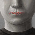 Epstein Victim’s Family SILENCES Her Final Truth Face with mouth sewn shut in red thread