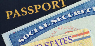 Passport, social security card, and drivers license.