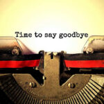 Socialist TAKEOVER Complete — Business EXODUS Begins Typewriter with Time to say goodbye text.