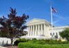 Supreme Court WIPES Bannon Conviction – Stunning Reversal! Supreme Court building with American flag and surrounding greenery