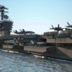 Iran Strike Receipts Shred White House Spin Aircraft carrier deck with jet planes.