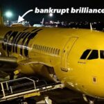 BANKRUPT BRILLIANCE: Spirit Airlines A321 BIG FRONT ...