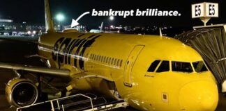 BANKRUPT BRILLIANCE: Spirit Airlines A321 BIG FRONT ...