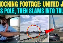 U.S Breaking: United Flight With 221 Onboard SMASHES Truck Near Newark| SHOCKING Mid-Air Scare!