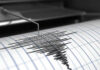 1,000-Year Stress Spike Hits San Andreas Seismograph needle recording earthquake activity on paper.