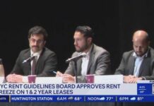 NYC Rent Guidelines Board approves rent freeze