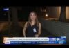 Cockroach lands on reporter during live report
