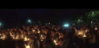 Turning Point USA CMU chapter holds candlelight vigil for Charlie Kirk