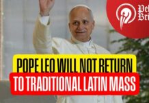 BREAKING: Pope Leo Will NOT Restore the Latin Mass