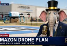Amazon’s Drone Delivery Plan Targets Nearly 500 U.S. Cities