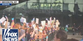 Trans activists ERUPT in protest outside WNBA game