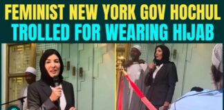 'Feminist In Hijab': NY Gov. Kathy Hochul Wears Hijab At Islamic Center, MAGA Erupts In Outrage