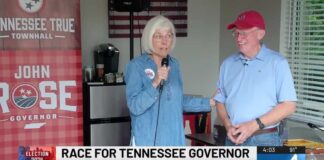 Candidate for Tennessee governor, John Rose, makes stop in Brentwood for primary election day
