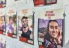 Police Link 7 Missing Women to One Home Posters of missing people on a wall