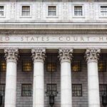 Election Case Shocker: Judge Steps Down United States courthouse facade with Corinthian columns