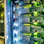 New York Just Banned New Data Centers — First State to Do It Server rack with network cables and glowing indicator lights