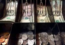 Congress Moves to Change America’s Coins Cash register drawer with US bills and coins